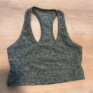 Heathered Green Beyond Yoga Sports  Bra